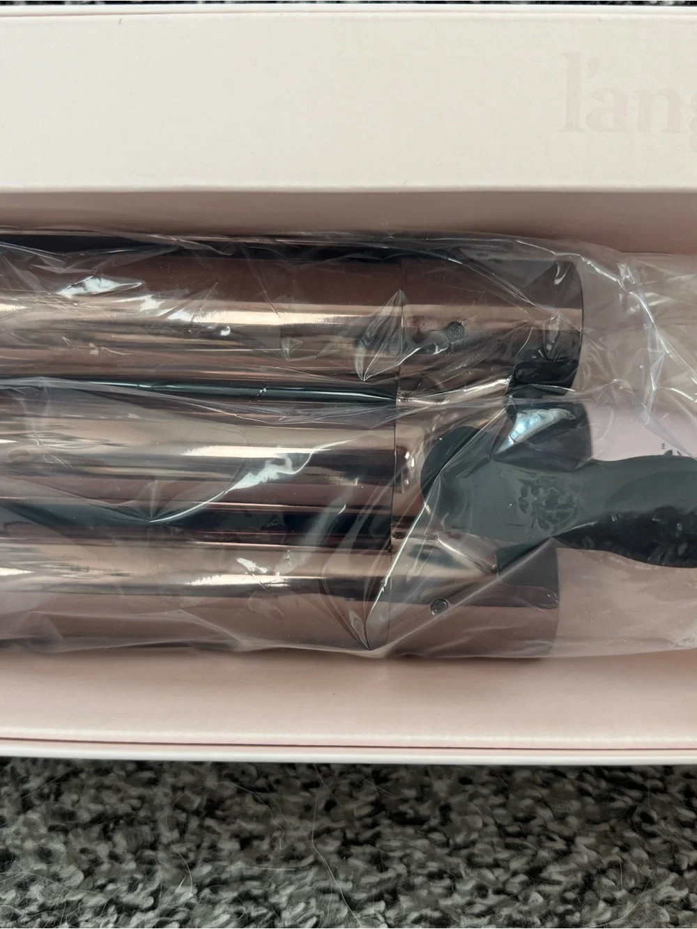 L'ange Rose Gold Triple Barrel Hair Waver